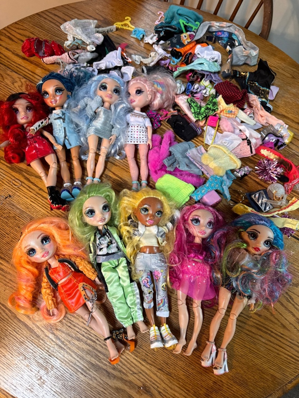 Rainbow High Dolls bundle Fashion Dolls 7 dolls  - Colorful Collectible Set